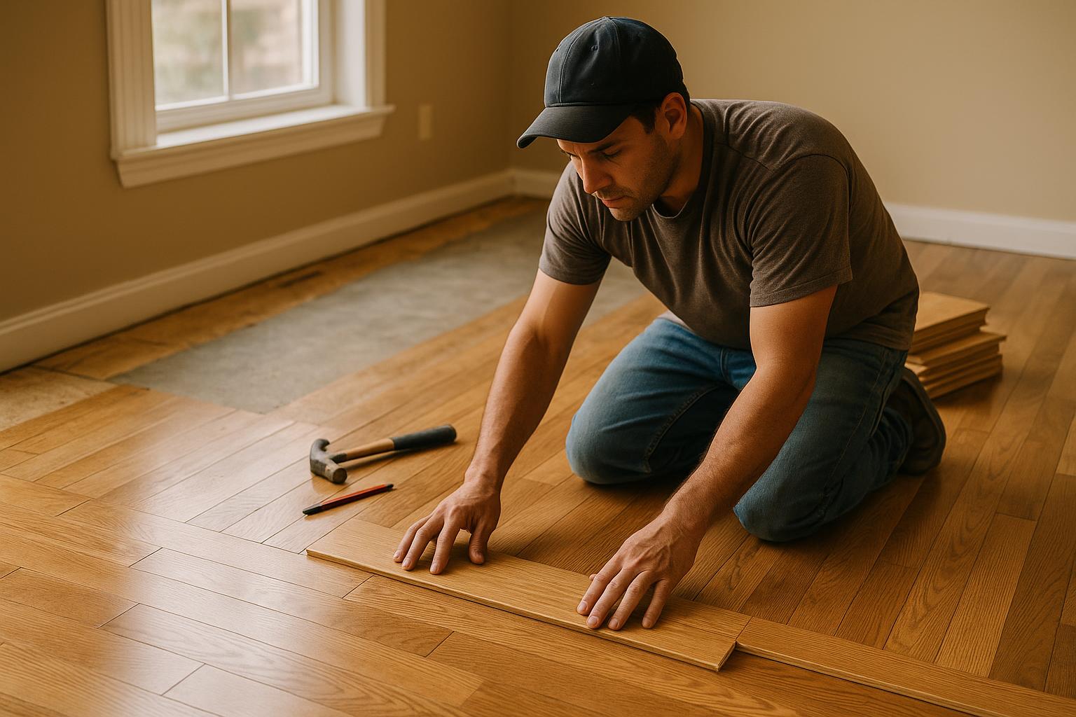 Installation In Progress — Murfreesboro Flooring